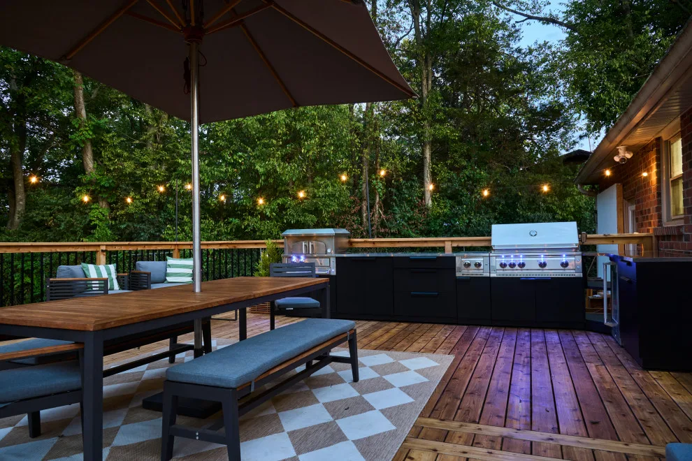 Outdoor Kitchen and Deck in North Nashville by Kramer Projects - Photo 14