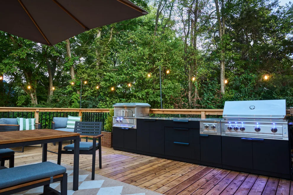 Outdoor Kitchen and Deck in North Nashville by Kramer Projects - Photo 18