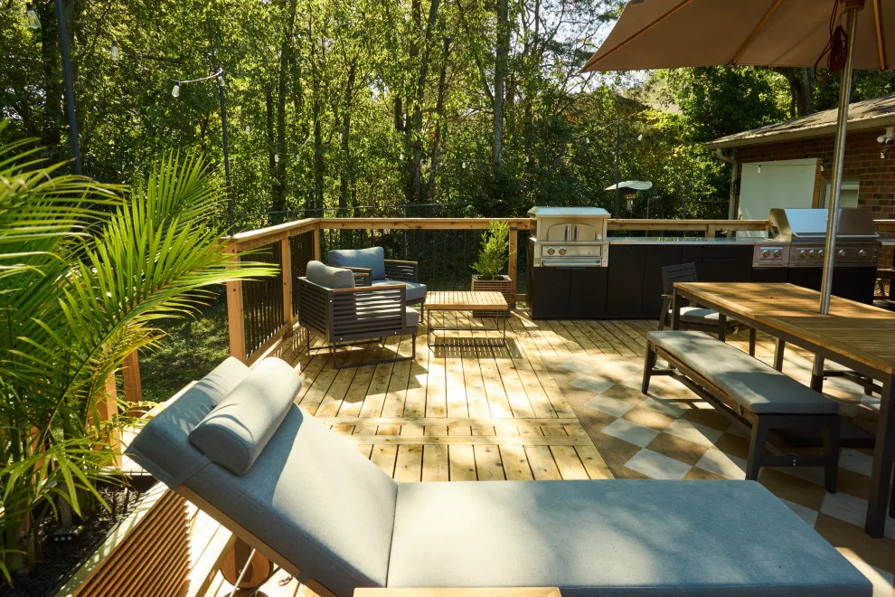 Outdoor Kitchen and Deck in North Nashville by Kramer Projects - Photo 22
