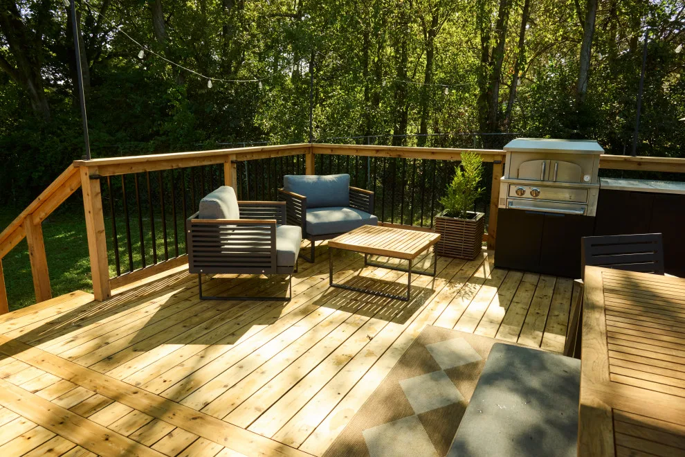 Outdoor Kitchen and Deck in North Nashville by Kramer Projects - Photo 15