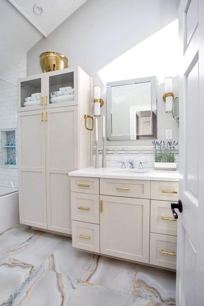 Northern Shore Vibrant Main Bath by Reyes Brothers Remodeling & Design LLC - Photo 5