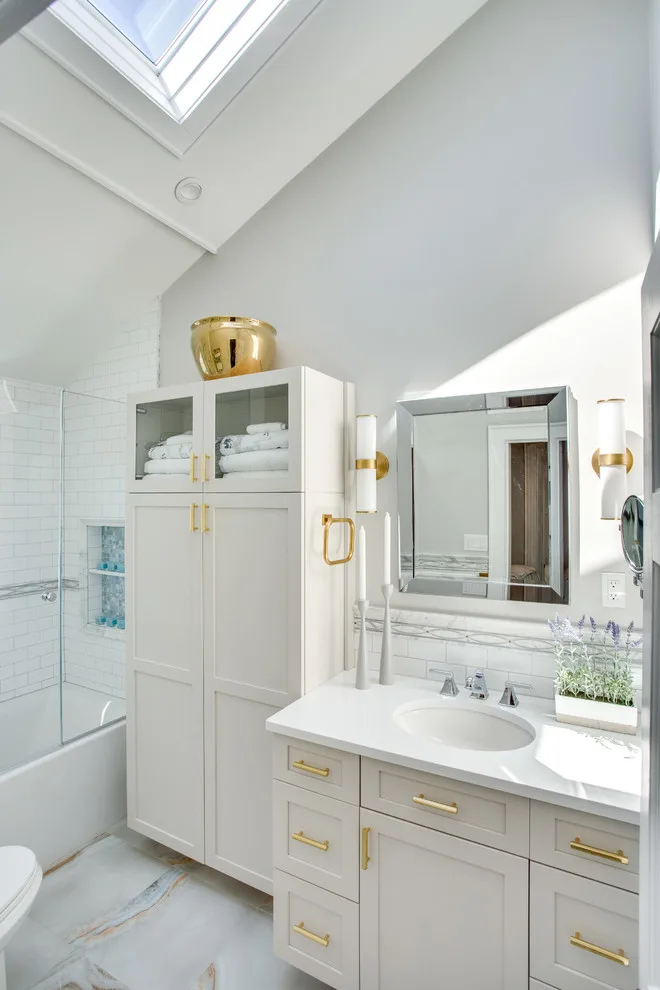 Northern Shore Vibrant Main Bath by Reyes Brothers Remodeling & Design LLC - Photo 7