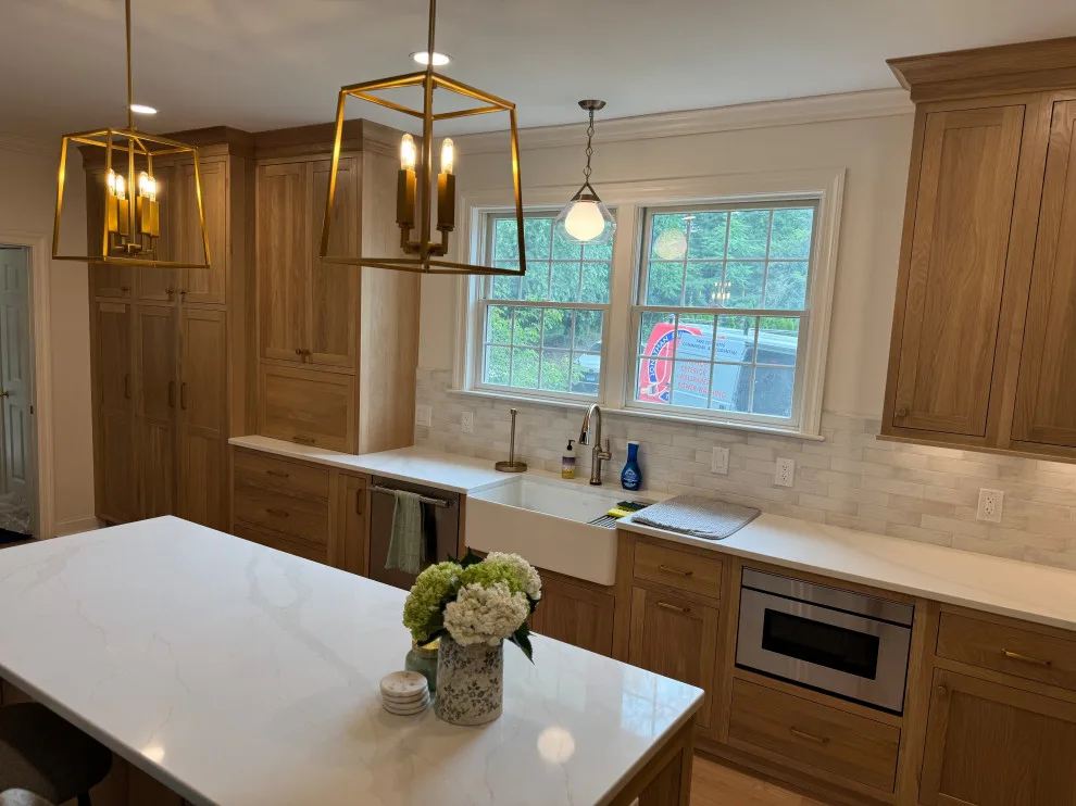 Shiloh Cabinets' Modern Inset White Oak Straw by Lifestyle Kitchen & Bath Design, LLC - Photo 2