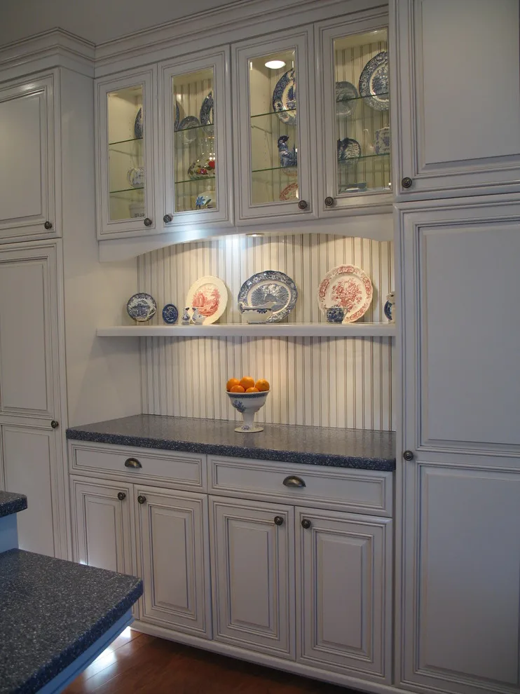 Azure and Ivory Rustic Kitchen by Dimensions In Wood Inc - Photo 8