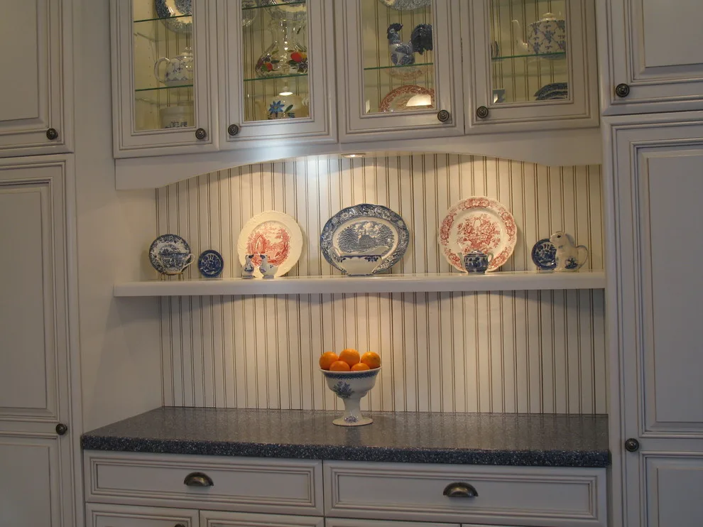 Azure and Ivory Rustic Kitchen by Dimensions In Wood Inc - Photo 5