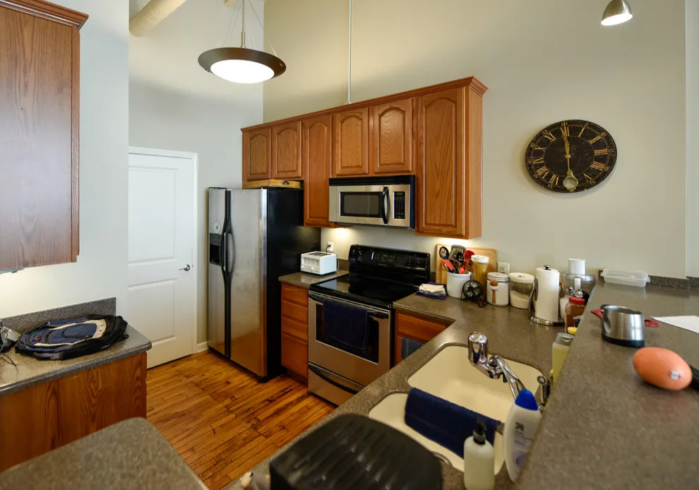 Accessible Blue Kitchen by Adam Gibson Design - Photo 6