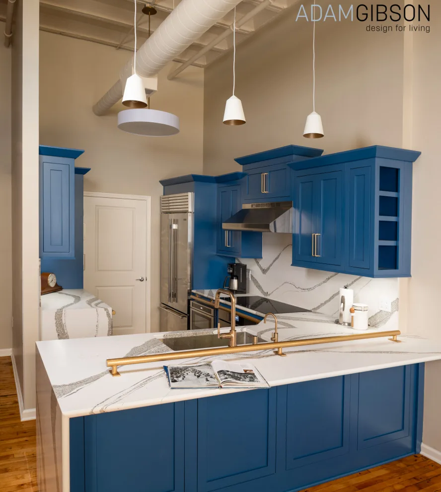 Accessible Blue Kitchen by Adam Gibson Design - Photo 3