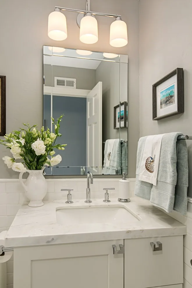 Carlsbad Classic White Bathroom by Lori Ramsay Design - Photo 2