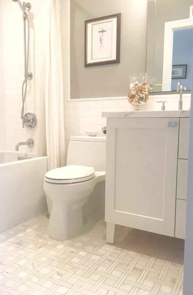 Carlsbad Classic White Bathroom by Lori Ramsay Design - Photo 10