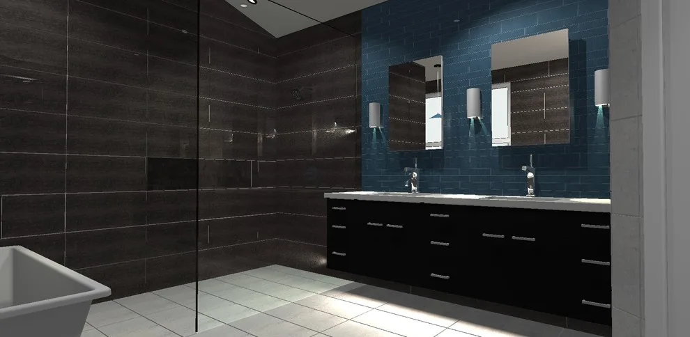 Sleek and Modern Mukilteo Master Bathroom by Treefrog Design - Photo 22