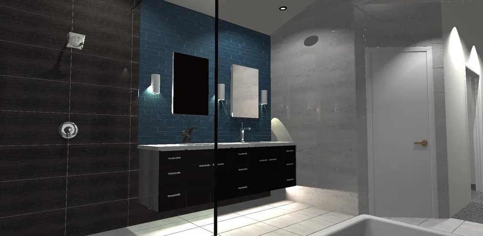 Sleek and Modern Mukilteo Master Bathroom by Treefrog Design - Photo 6