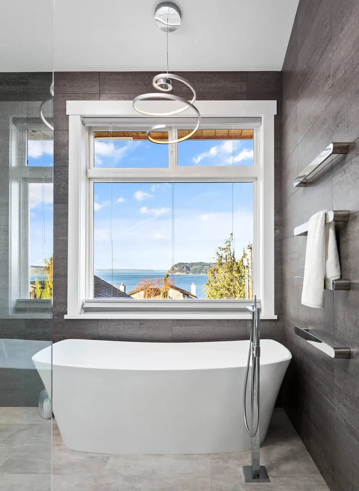 Sleek and Modern Mukilteo Master Bathroom by Treefrog Design - Photo 16