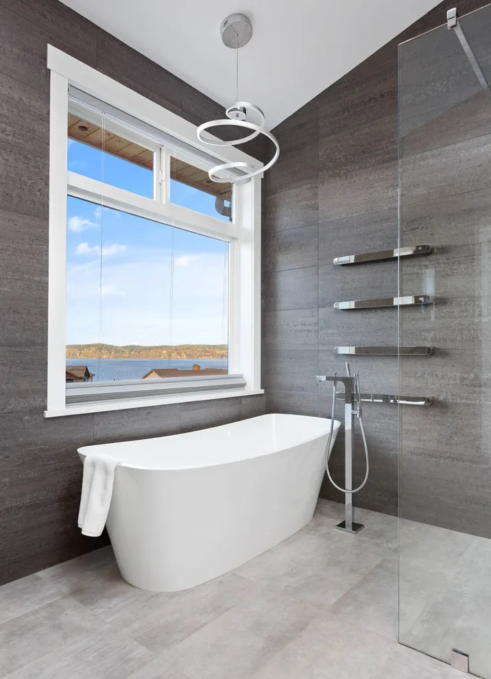Sleek and Modern Mukilteo Master Bathroom by Treefrog Design - Photo 14