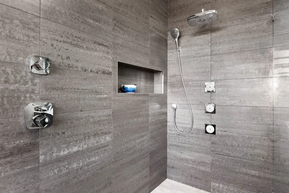 Sleek and Modern Mukilteo Master Bathroom by Treefrog Design - Photo 12