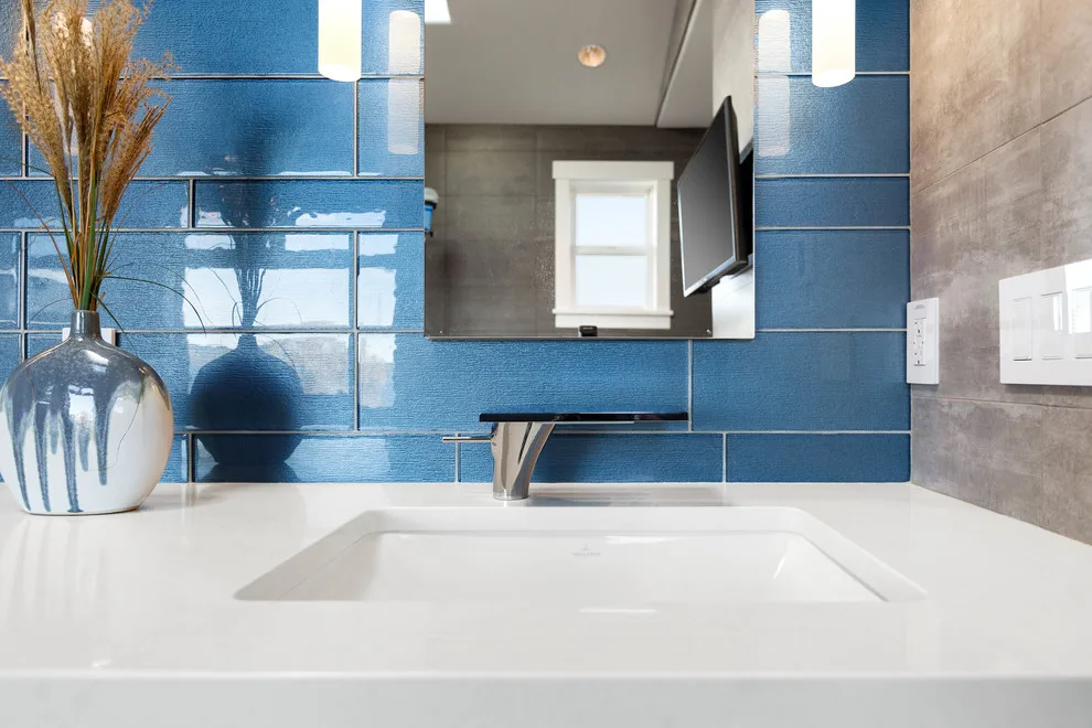 Sleek and Modern Mukilteo Master Bathroom by Treefrog Design - Photo 8