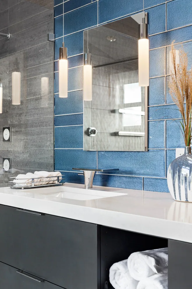 Sleek and Modern Mukilteo Master Bathroom by Treefrog Design - Photo 7