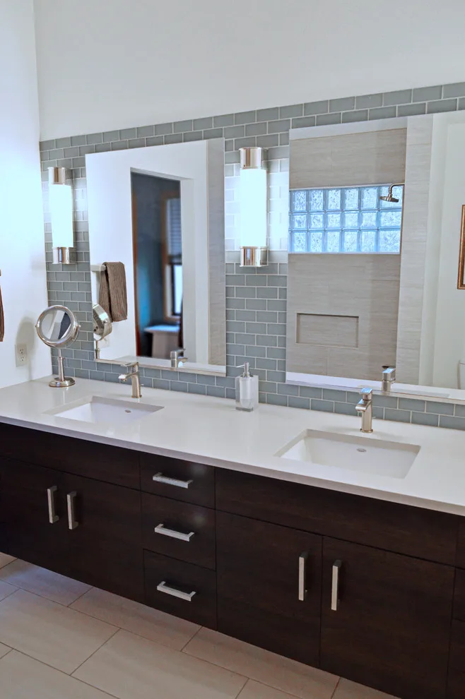 Modern Seattle Bathroom by Treefrog Design - Photo 7