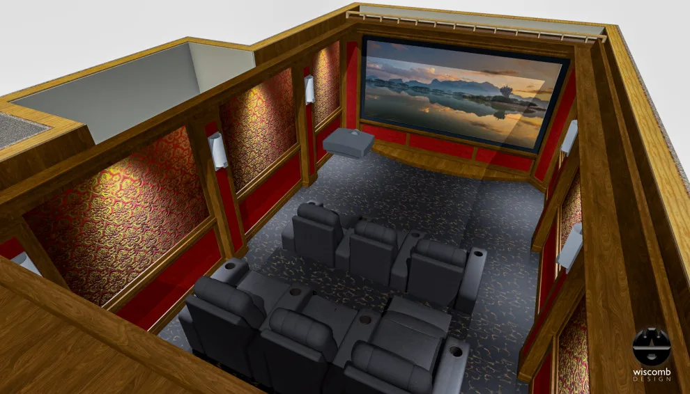 Personalized Home Cinema by Wiscomb Design, LLC. - Photo 8