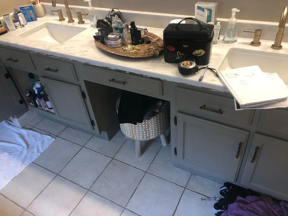 Bathroom vanity makeover by Eclectic By Design - Photo 2