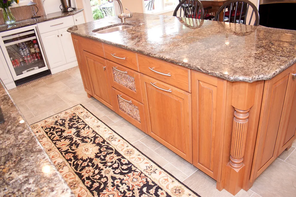 Contrasting Island in a White Kitchen by Kitchens & Interiors, Inc. - Photo 5