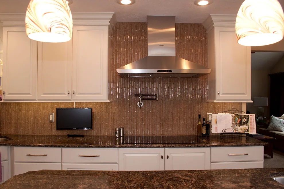 Contrasting Island in a White Kitchen by Kitchens & Interiors, Inc. - Photo 14