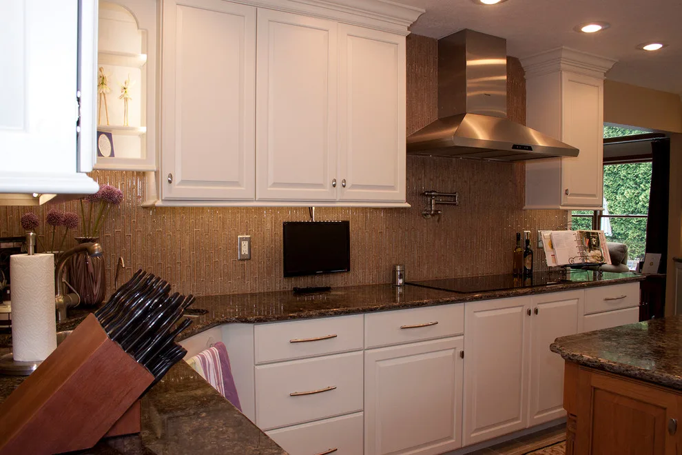 Contrasting Island in a White Kitchen by Kitchens & Interiors, Inc. - Photo 2