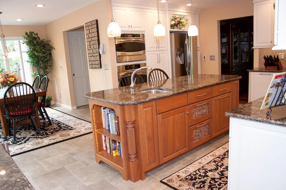 Contrasting Island in a White Kitchen by Kitchens & Interiors, Inc. - Photo 16