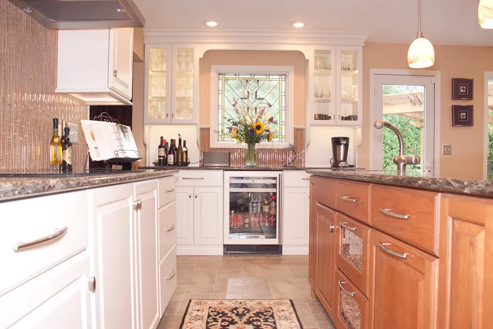 Contrasting Island in a White Kitchen by Kitchens & Interiors, Inc. - Photo 3