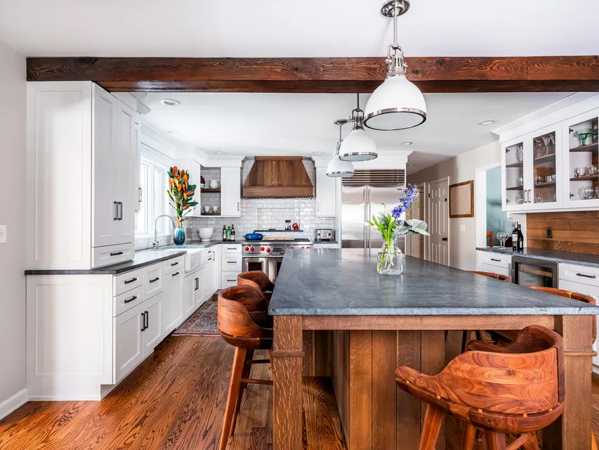 Slingerlands Reclaimed Modern Farm Kitchen by Zarrillo's Custom Design Kitchens, Inc. - Photo 2