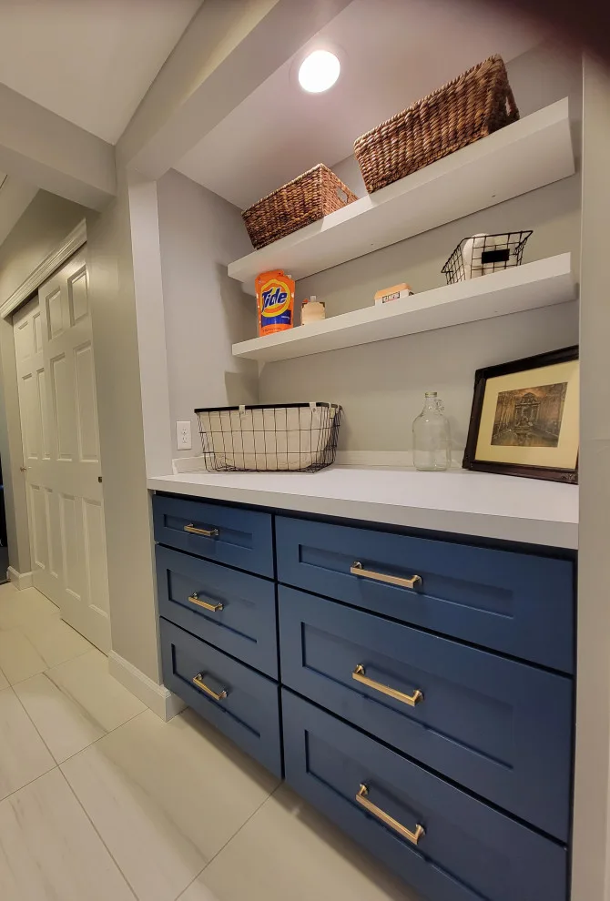 Laundry Space Adjacent to Master Bathroom by Paula Anane - Perspective Cabinetry And Design - Photo 2