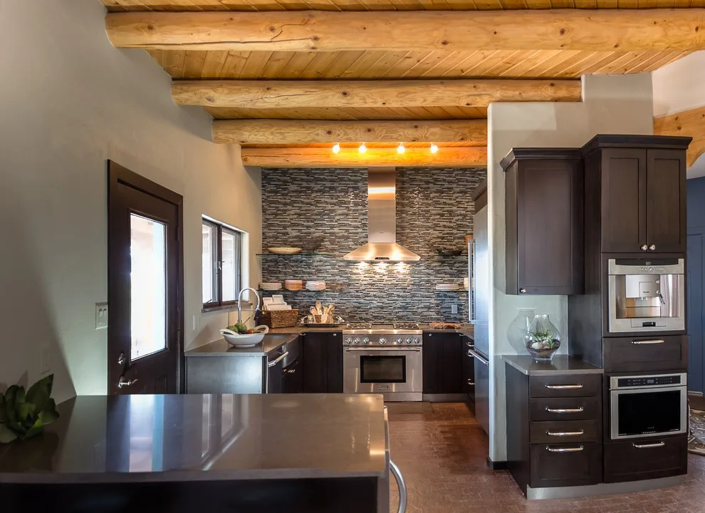 Southwest Transitional Kitchen Makeover in Santa Fe - Before and After by Juniper Ridge Designs LLC - Photo 3