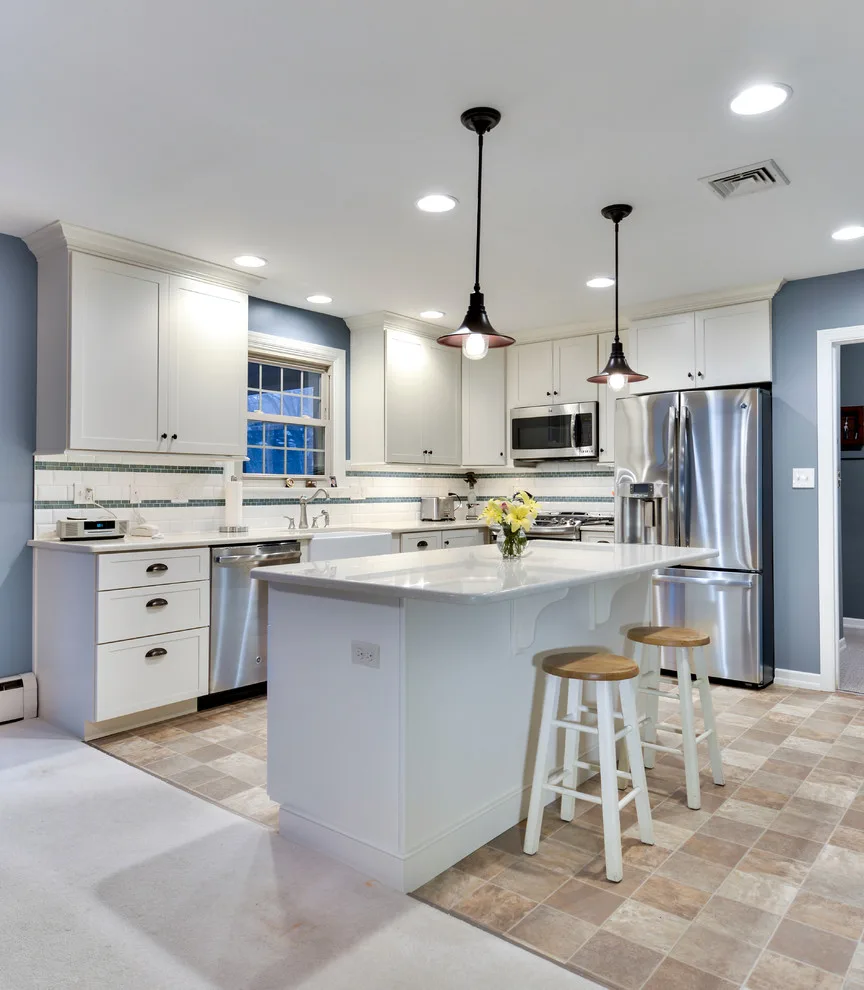 Charming Kitchen with Island by Excel Remodeling - Photo 4