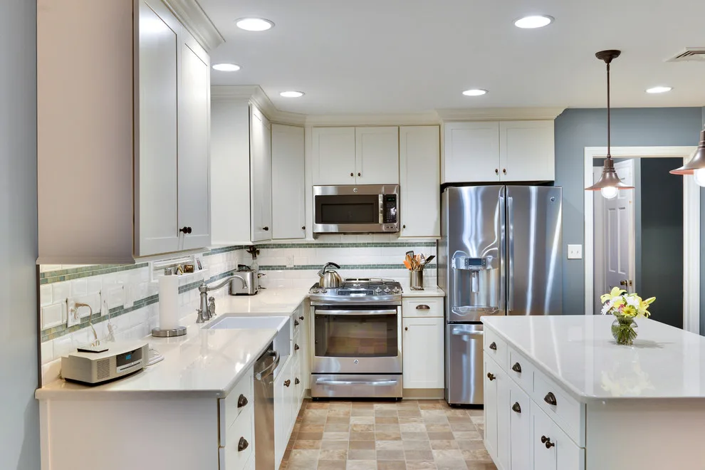 Charming Kitchen with Island by Excel Remodeling - Photo 7
