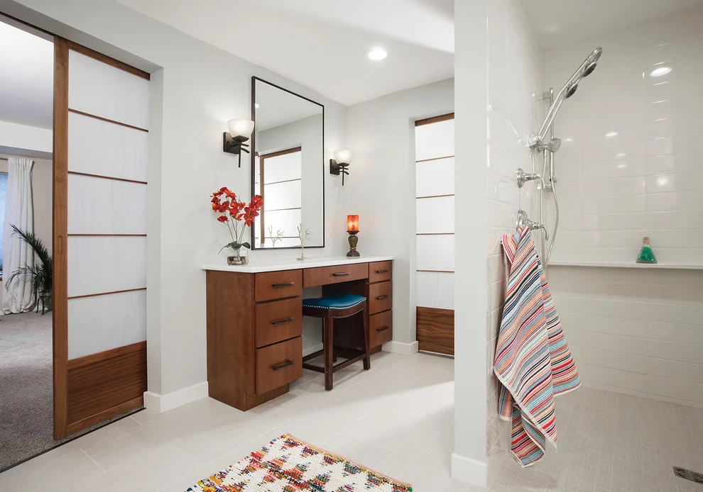 An Elegant Master Bathroom Renovation in Ann Arbor by Kami Michels-Center Design Studio | Interiors - Photo 2
