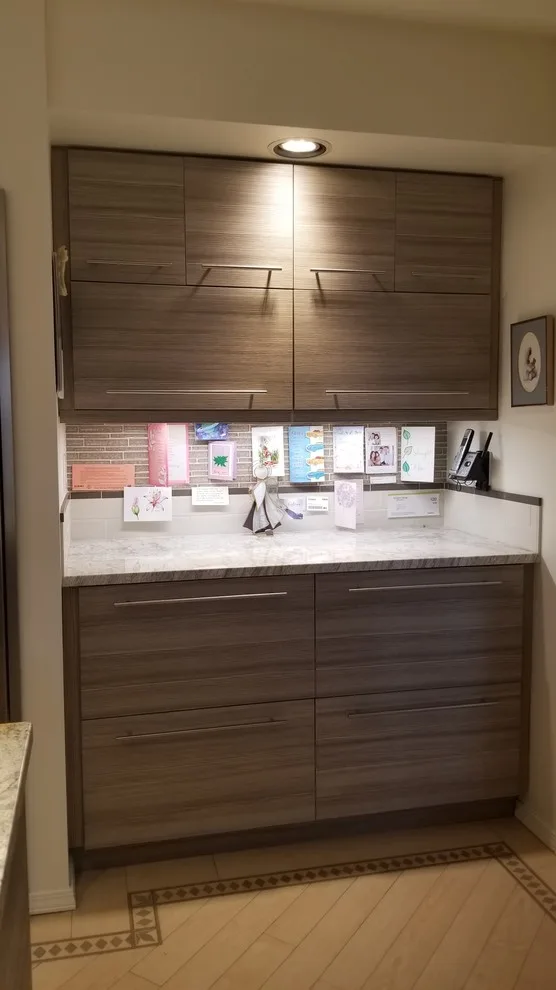 Contemporary Linear Laminate Kitchen in Alaska by Jamie Tamanaha With Florcraft Carpet One - Photo 11