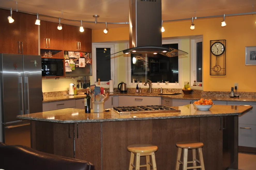 Rustic Modern Kitchen with Two-Tone Alaska Style by Jamie Tamanaha With Florcraft Carpet One - Photo 10