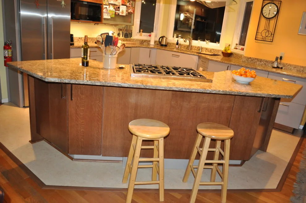 Rustic Modern Kitchen with Two-Tone Alaska Style by Jamie Tamanaha With Florcraft Carpet One - Photo 4