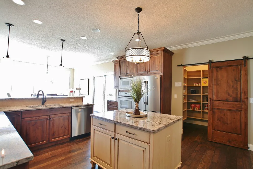 Vintage Stained Kitchen Cabinets by Finishing Touch Custom Woodworks, Inc. - Photo 5