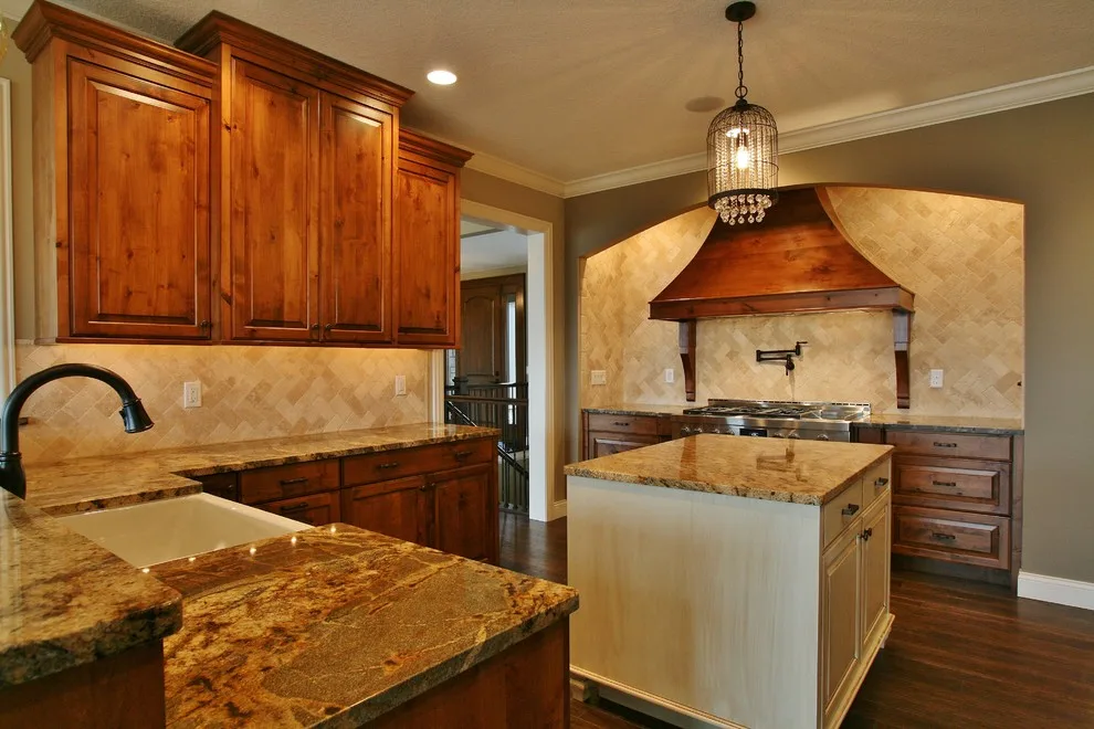 Vintage Stained Kitchen Cabinets by Finishing Touch Custom Woodworks, Inc. - Photo 2