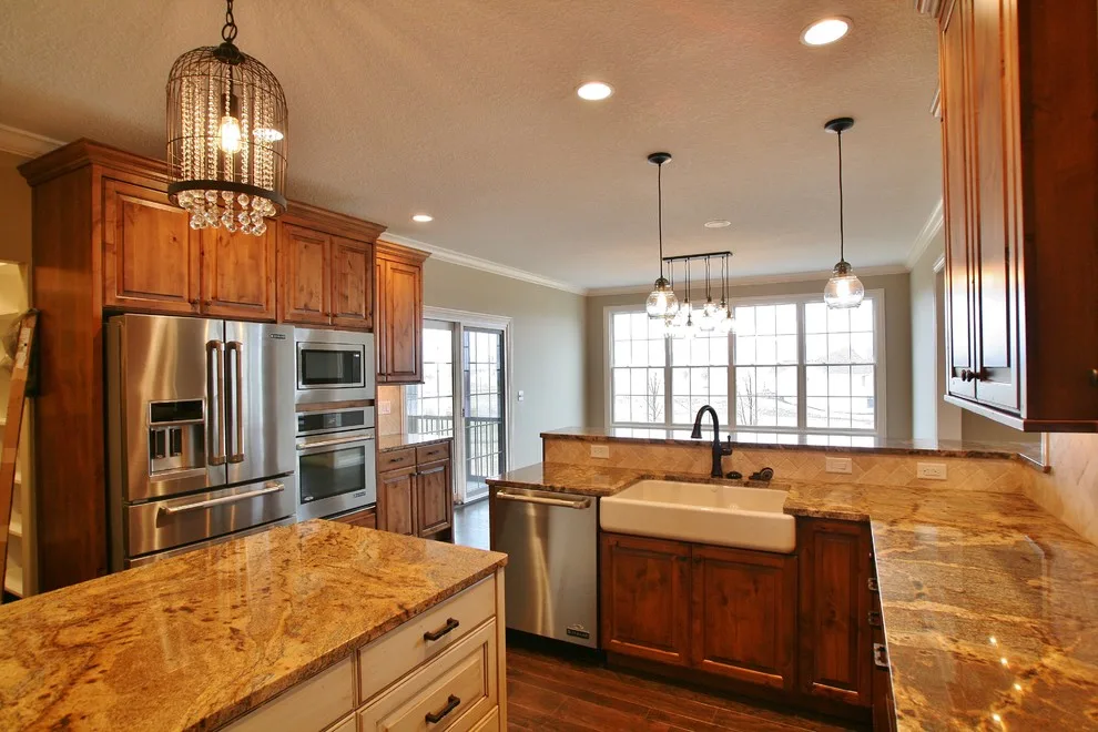 Vintage Stained Kitchen Cabinets by Finishing Touch Custom Woodworks, Inc. - Photo 7