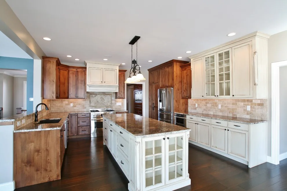 Vintage Stained Kitchen Cabinets by Finishing Touch Custom Woodworks, Inc. - Photo 8