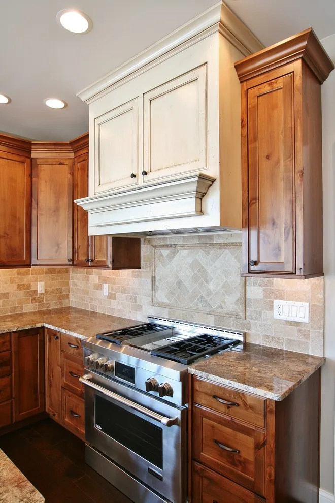 Vintage Stained Kitchen Cabinets by Finishing Touch Custom Woodworks, Inc. - Photo 4