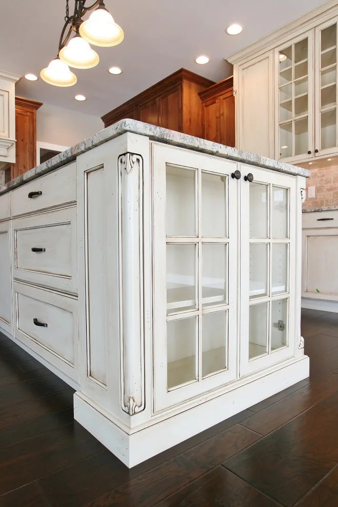 Vintage Stained Kitchen Cabinets by Finishing Touch Custom Woodworks, Inc. - Photo 3