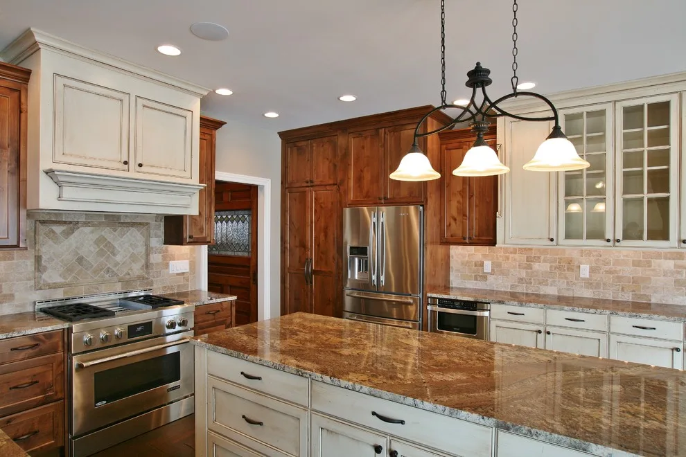 Vintage Stained Kitchen Cabinets by Finishing Touch Custom Woodworks, Inc. - Photo 10