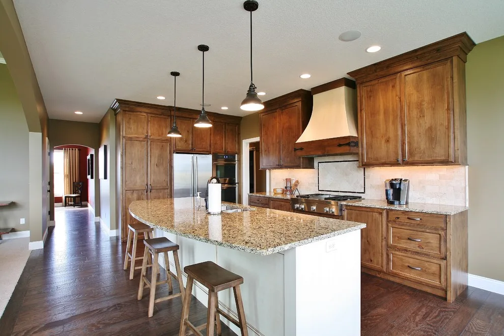 Vintage Stained Kitchen Cabinets by Finishing Touch Custom Woodworks, Inc. - Photo 11