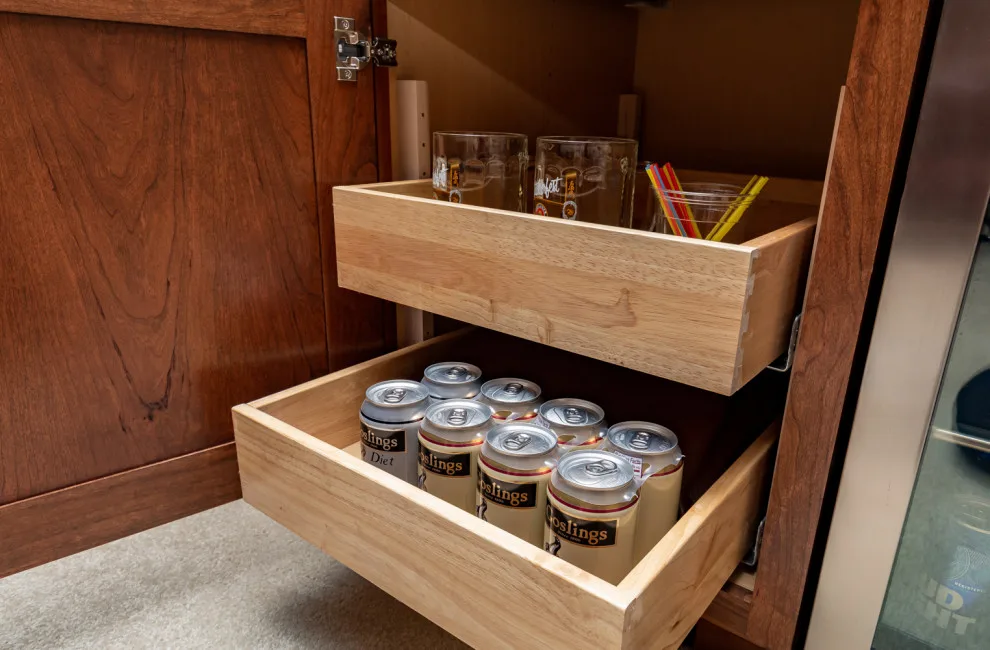 Entertainment Basement by Lokenvitz Design And Woodworking, LLC - Photo 9