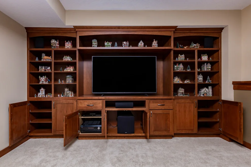 Entertainment Basement by Lokenvitz Design And Woodworking, LLC - Photo 8