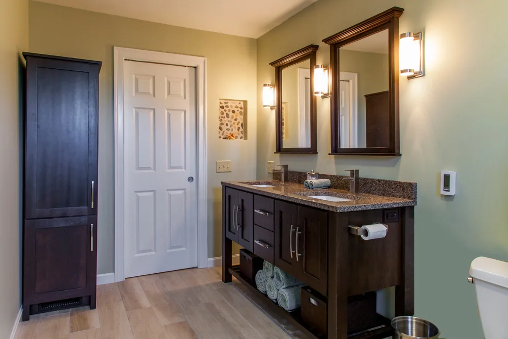 Cherry Espresso Shaker Bathroom Furnishings by Chris Van Genechten - Kitchen & Bath Design - Photo 2