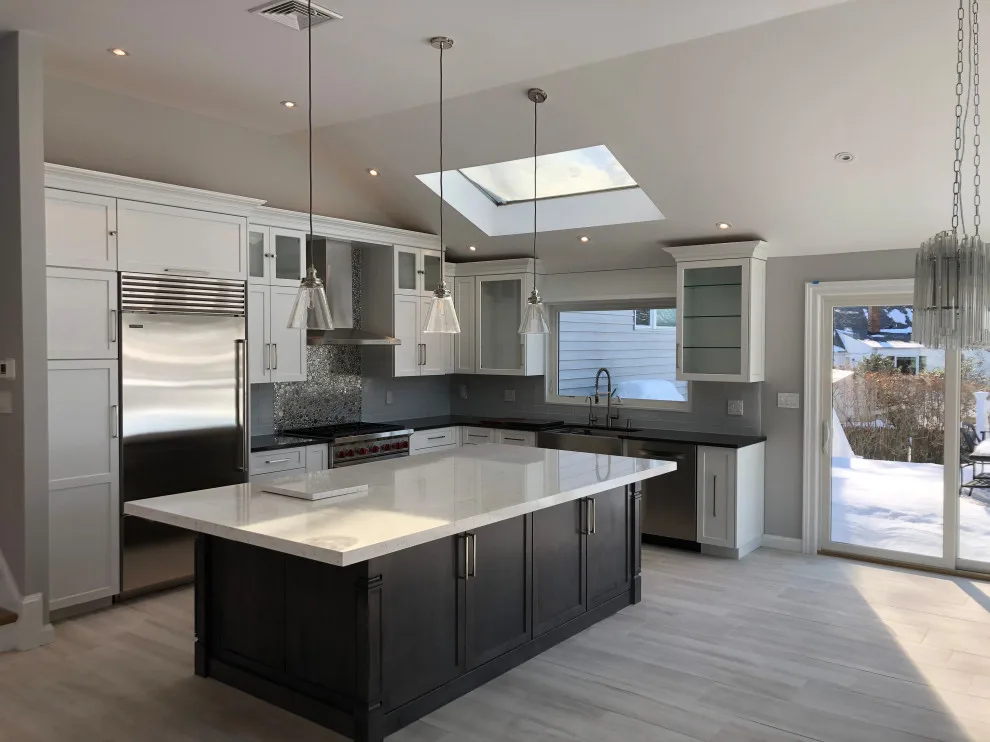 Coastal Transitional Kitchen by Merrick Kitchen & Bath, Ltd - Photo 3
