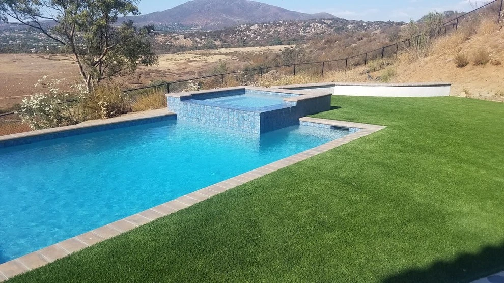 Alpine, CA Artificial Turf Installation Poolside by Home Turf Synthetic Grass - Photo 4